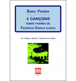 4 cançons s/ poemes de F. García Lorca
