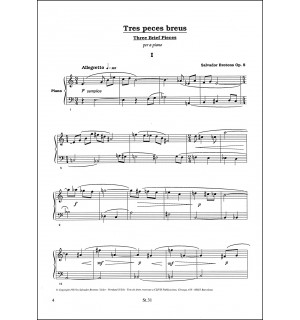 Three short pieces Opus 8