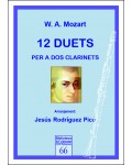 12 duets per a dos clarinets