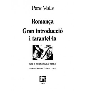 Romança - Gran introducció i tarantel·la