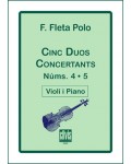 Cinc duos concertants 4-5 (Vl.Pno.)