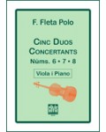 Cinc duos concertants 6-7-8 (Vla.Pno.)