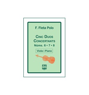 Cinc duos concertants 6-7-8 (Vla.Pno.)