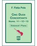Cinc duos concertants 11-12-13 (Vc.Pno.)