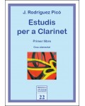 Estudis per a clarinet - Primer libro