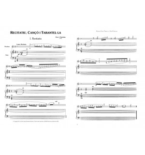 Recitatiu, cançó i tarantel·la