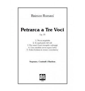 Petrarca a Tre Voci Op. 35