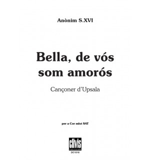 Bella, de Vós som Amorós/ Edició Digital