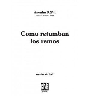 Como Retumban los Remos/ Edició Digital