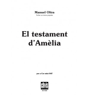 El Testament d?Amèlia/ Edició Digital