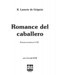 Romance del Caballero/ Edició Digital