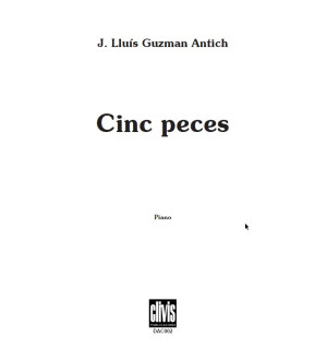 Cinc peces per a piano