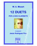 12 duets per a dos clarinets