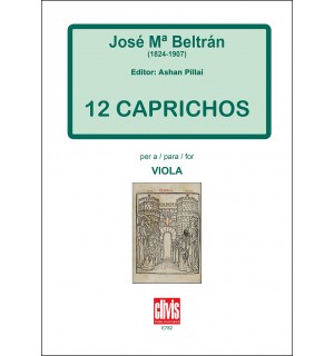 12 caprichos for viola