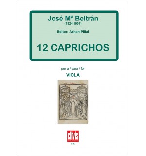 12 Caprichos for Viola