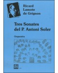 Tres sonatas del P. Antonio Soler